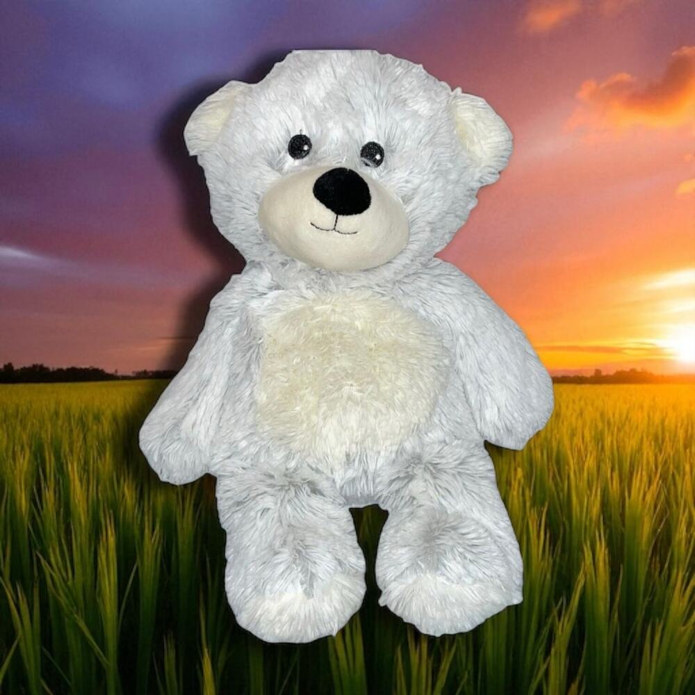 Warmies Marshmallow Bear Plush Heat Therapy French Lavender Aromatherapy Toy 15"